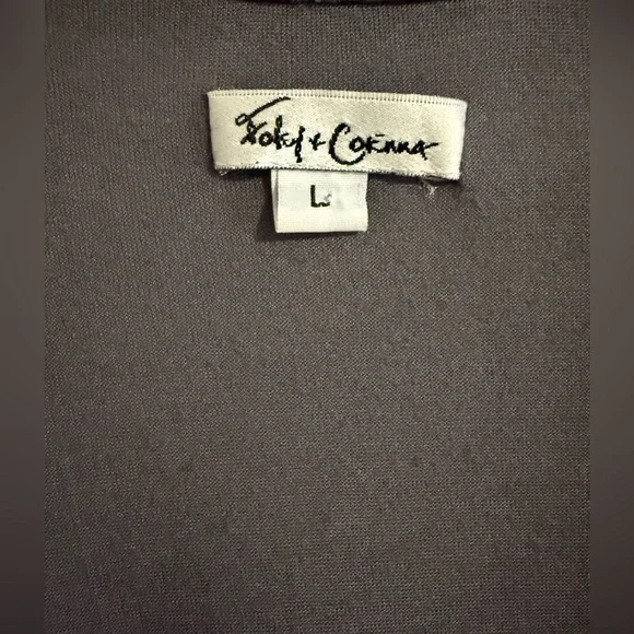 Anthropologie Gray Ruffle Cardigan - Large - NWOT - Picture 4 of 6